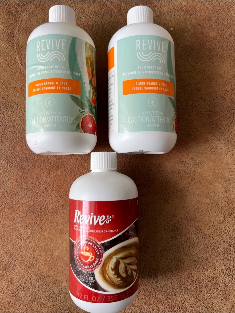 Melaleuca Revive Blood Orange & Spiced Latte Home Spray Refill